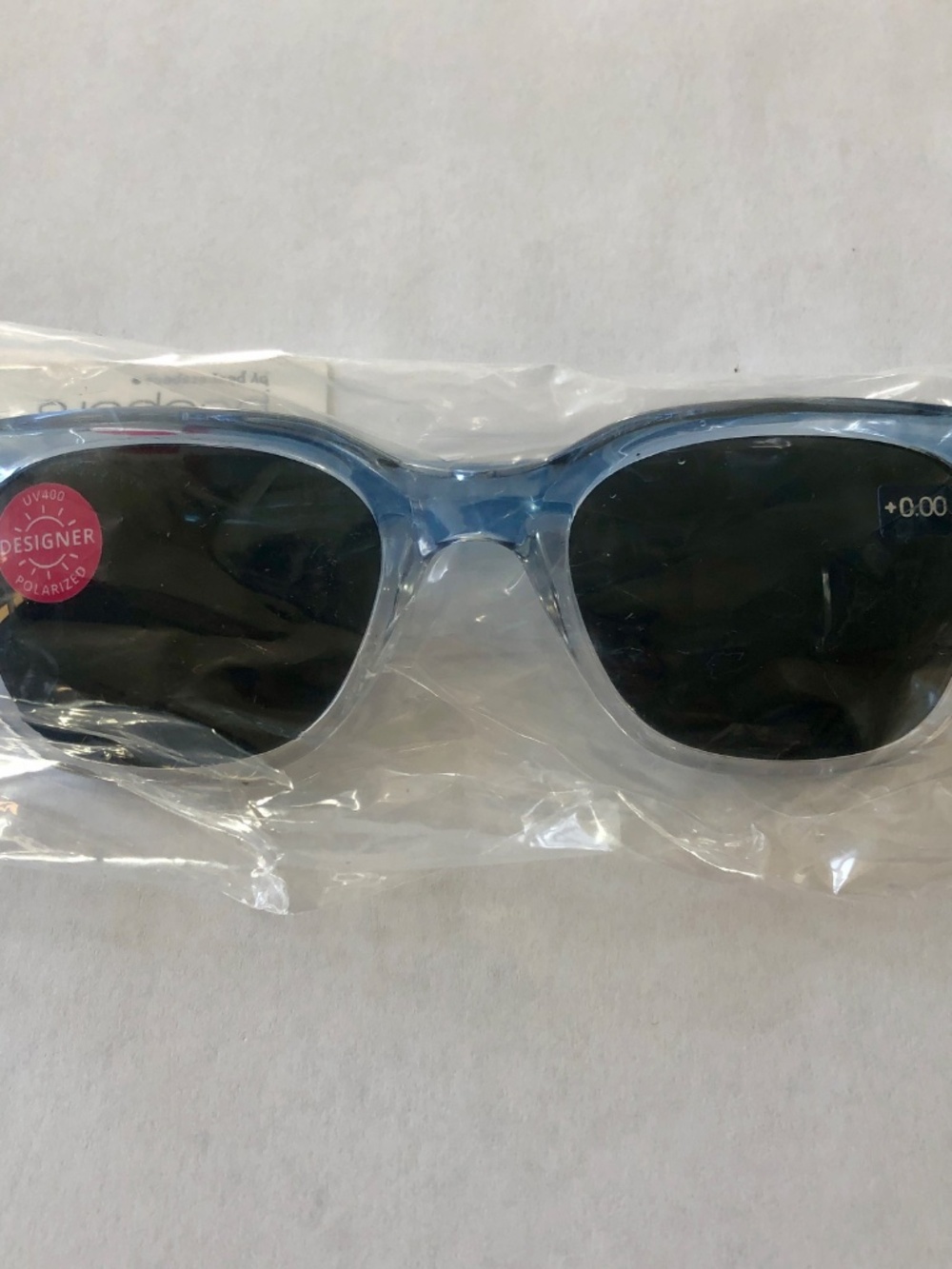 NEW Peepers Blue Ombre Rectangular Sunglasses